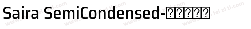 Saira SemiCondensed字体转换